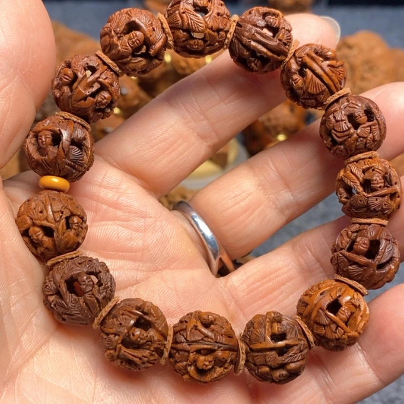 【闪购商品】手串/手链核桃大****桃桃核雕刻