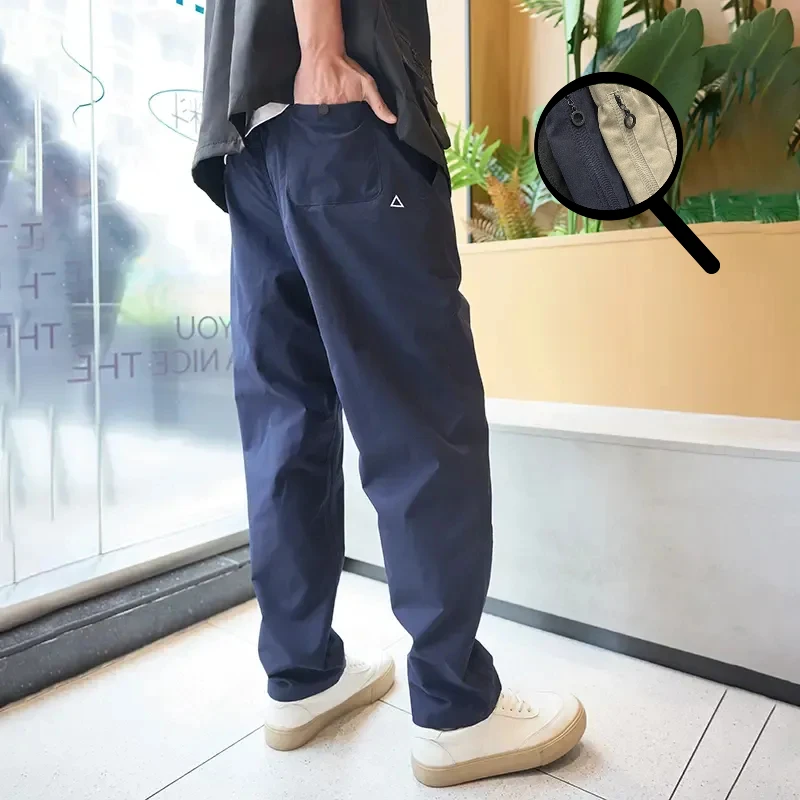 2025春款美式户外工装机能小白标宽松百搭休闲高街男女休闲长裤