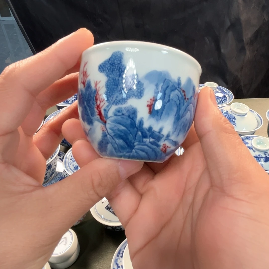 杯青花瓷器青花瓷器