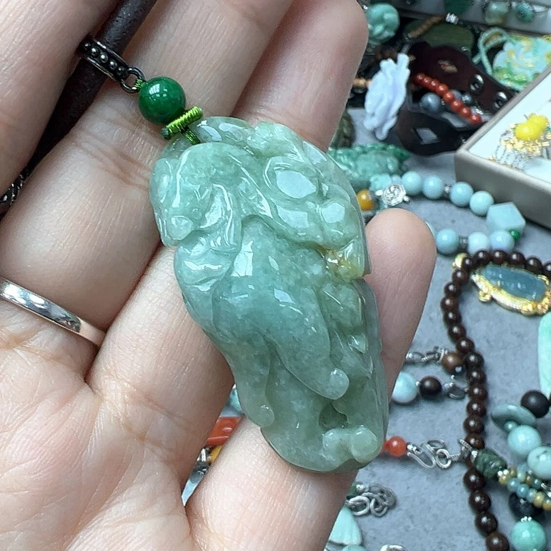 翡翠戒指未镶嵌炸