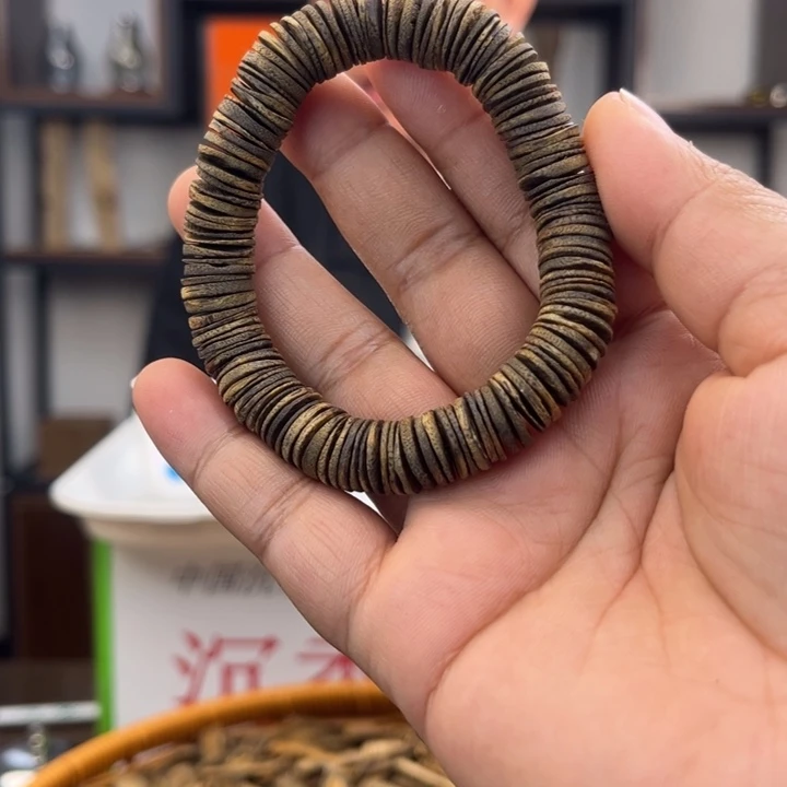 手串沉香奇楠沉水片珠10mm单圈多样性发一SY-004