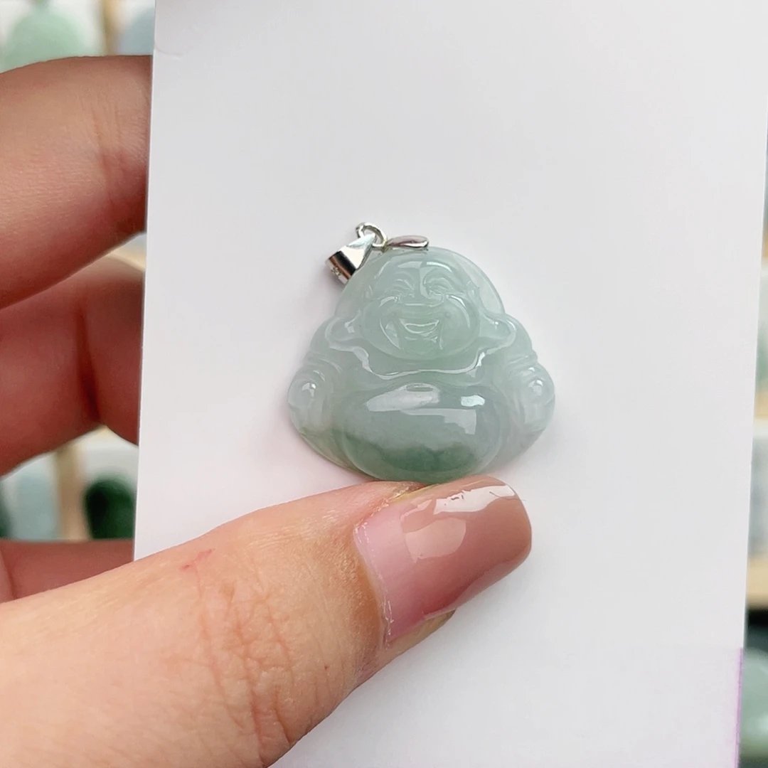 颈饰未镶嵌翡翠佛公