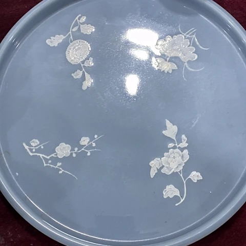 景德镇陶瓷 盘子堆白