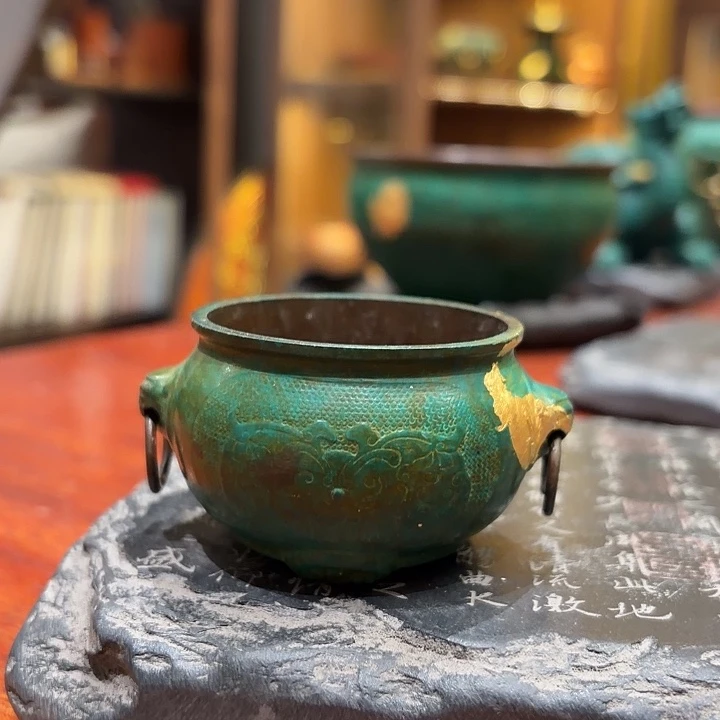 东方礼序双狮子香炉