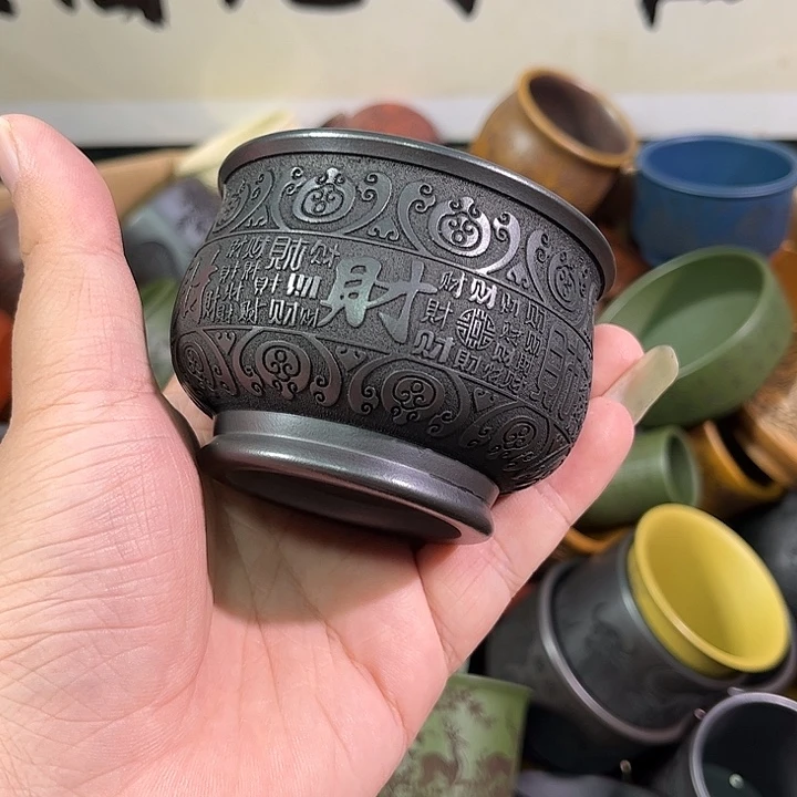茶杯紫砂全手工紫砂主人杯