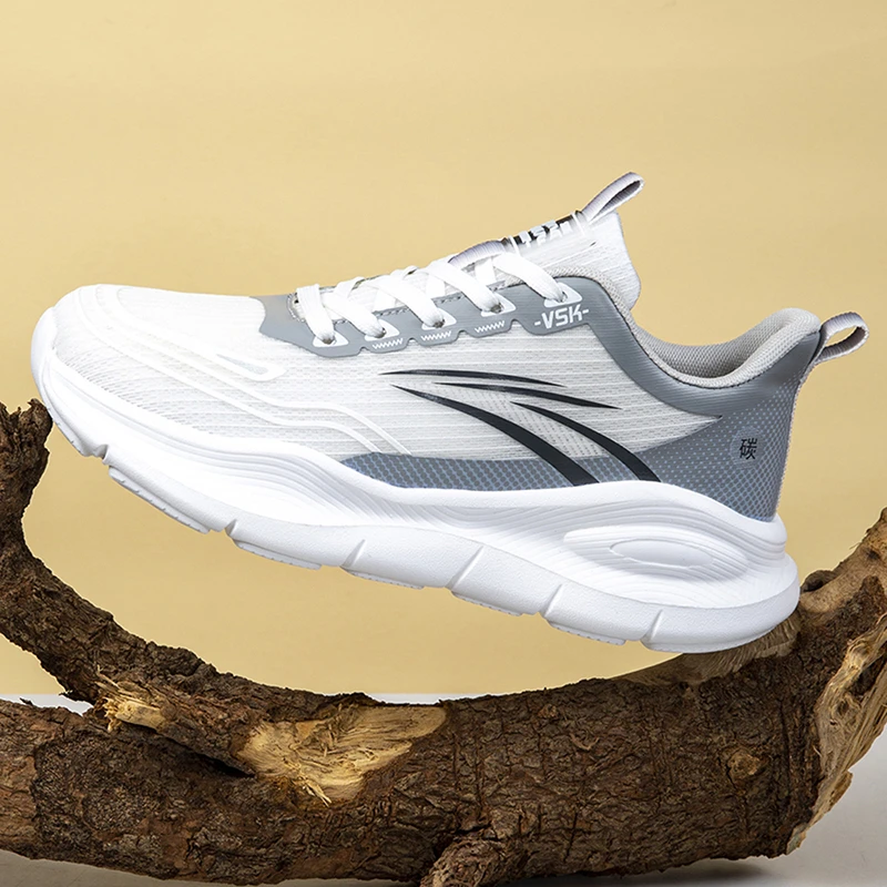 保罗•西司维春夏季休闲鞋 太空舱软轻弹力厚底跑步鞋情侣大码潮鞋