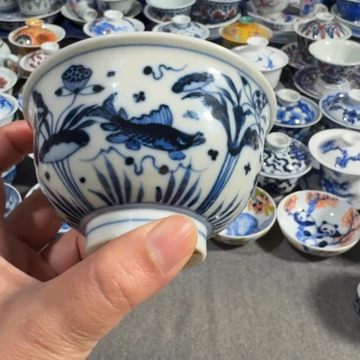景德镇手工手绘杯