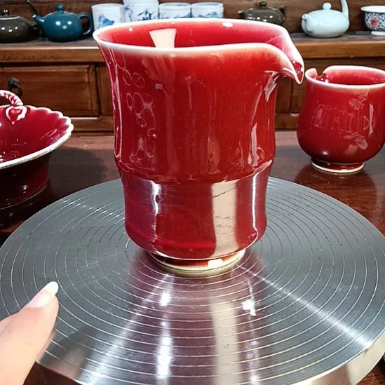 风***雲景德镇纯手工郎红公道杯