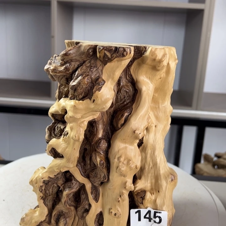 木石榴木榴疤底座花架