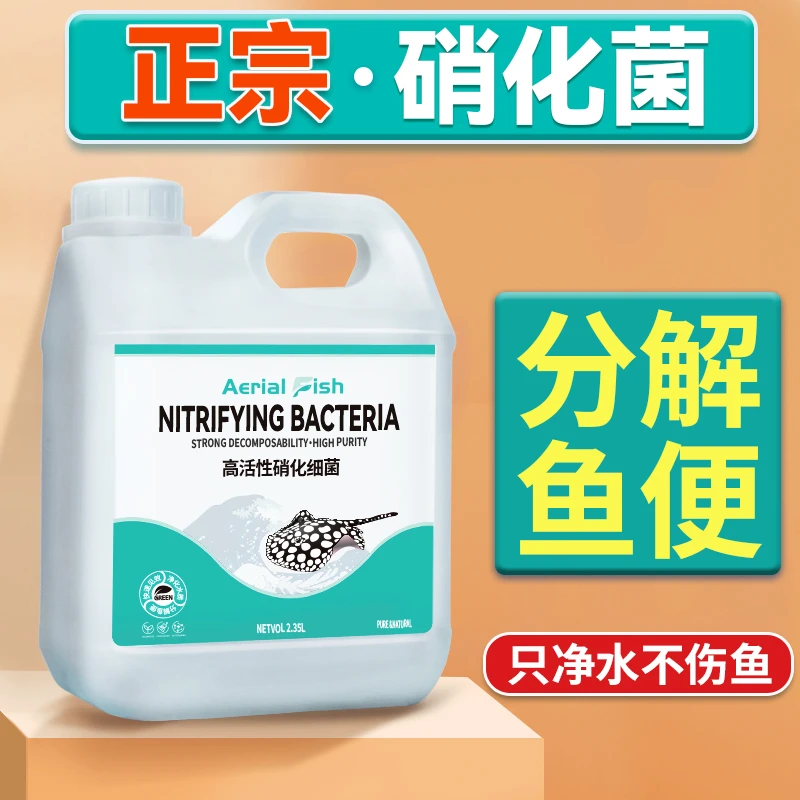 空中鱼新款硝化细菌专用鱼缸净化水质分解氨氮亚盐空气缸必备