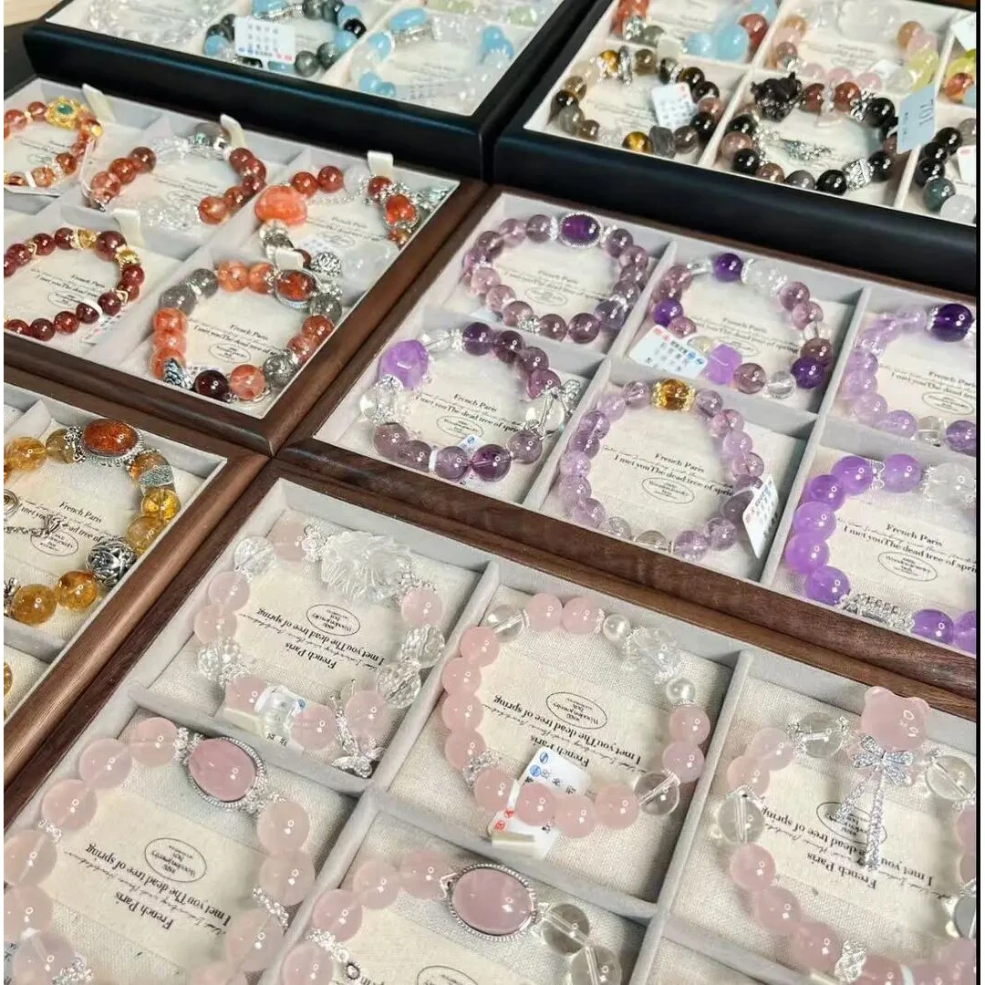 简约温柔设计感水晶摆件单串编号（1开头）