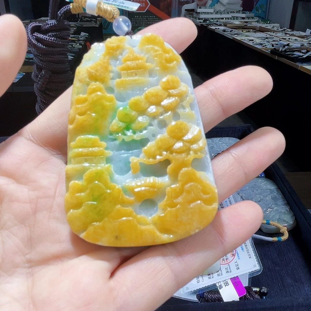 颈饰未镶嵌翡翠一