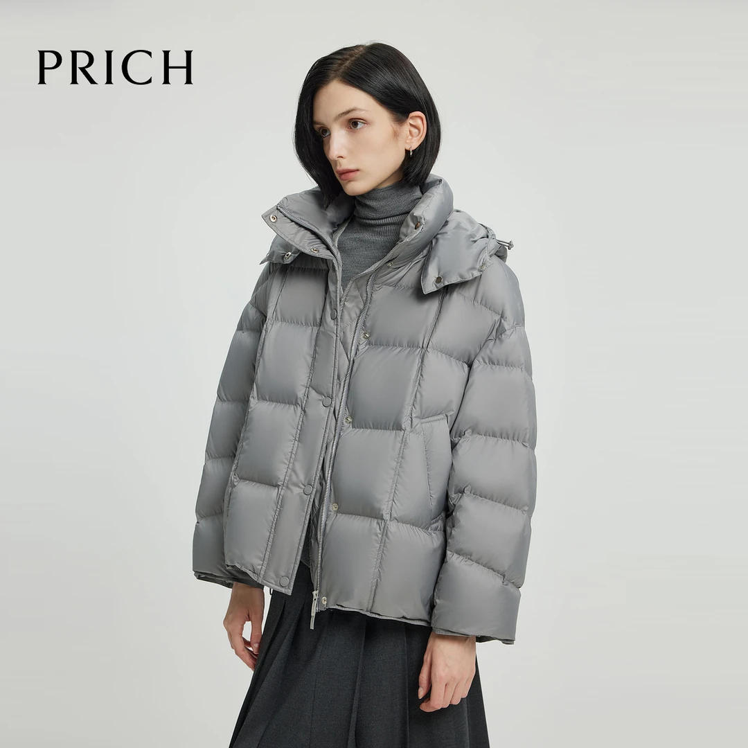 【女装优选KY】PRICH连帽羽绒服保暖通勤外套女PRJDE4V34M