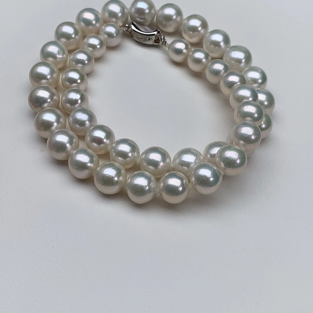 淡水珍珠银S925镶嵌颈饰