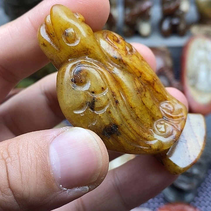 未镶嵌蛇纹石玉颈饰