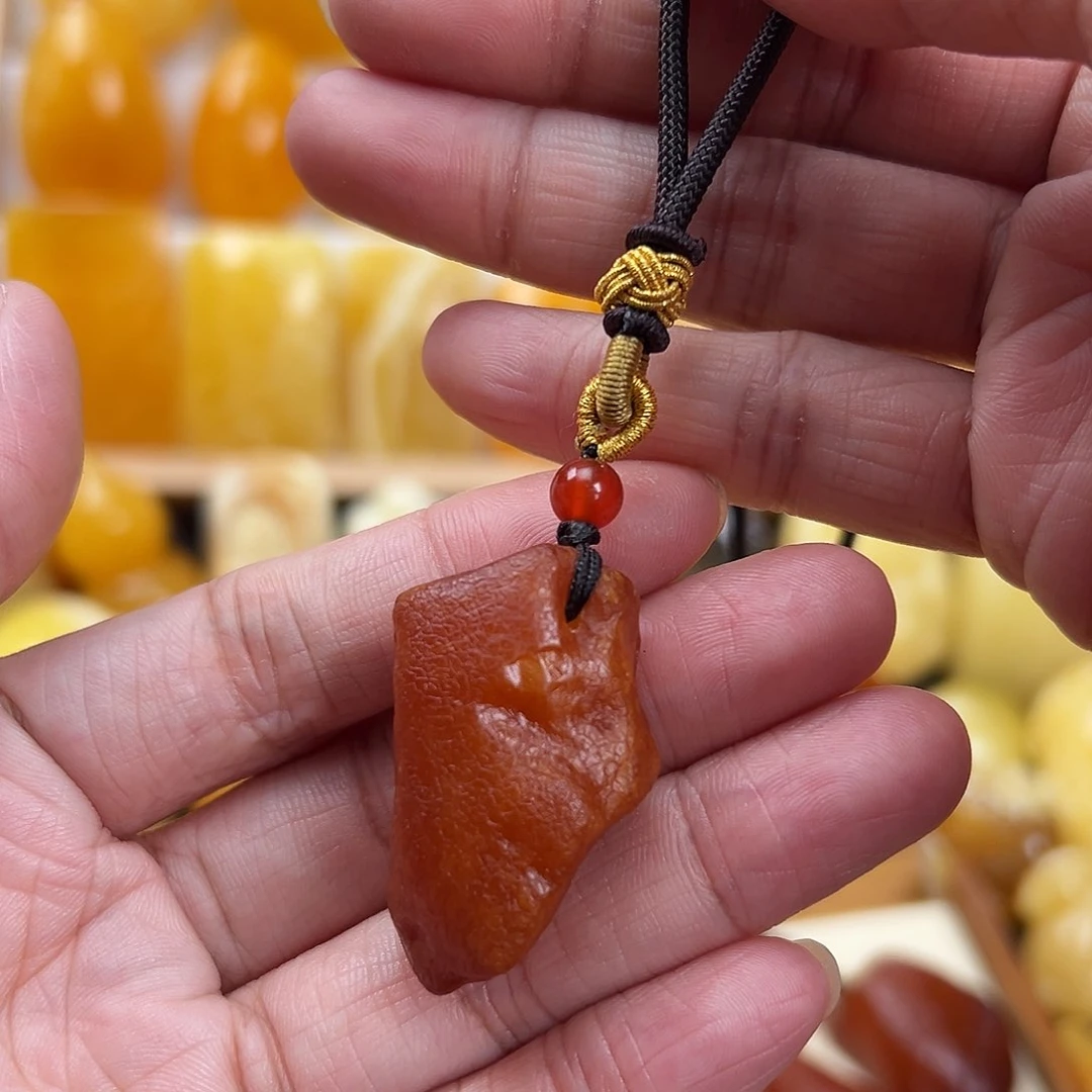 蜜蜡颈饰未镶嵌蜜蜡