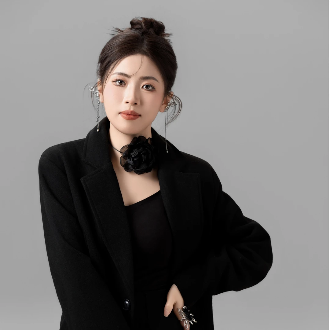 【星线好物】N.Paia恩派雅荷叶边H形毛呢大衣外套