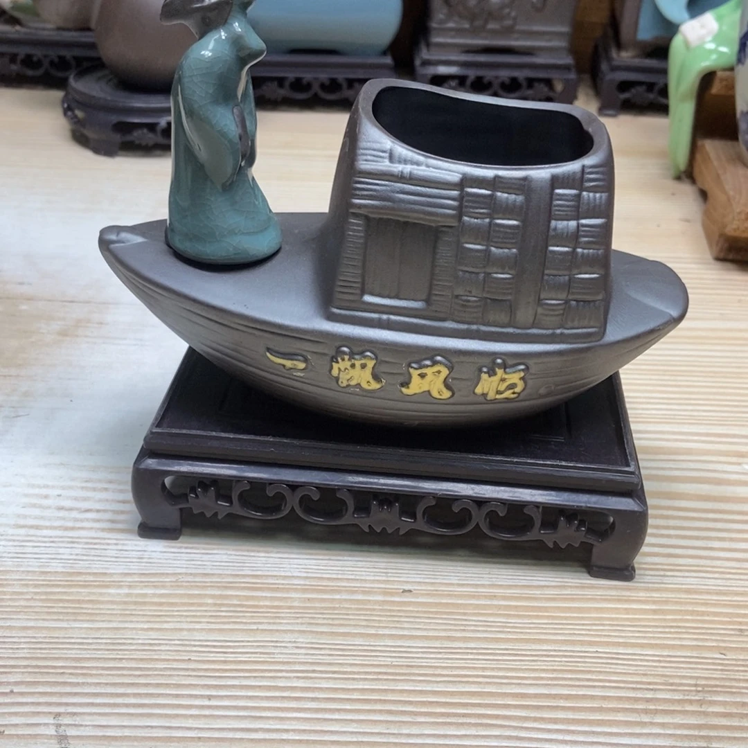 瓷片陶瓷花盆陶瓷艺术