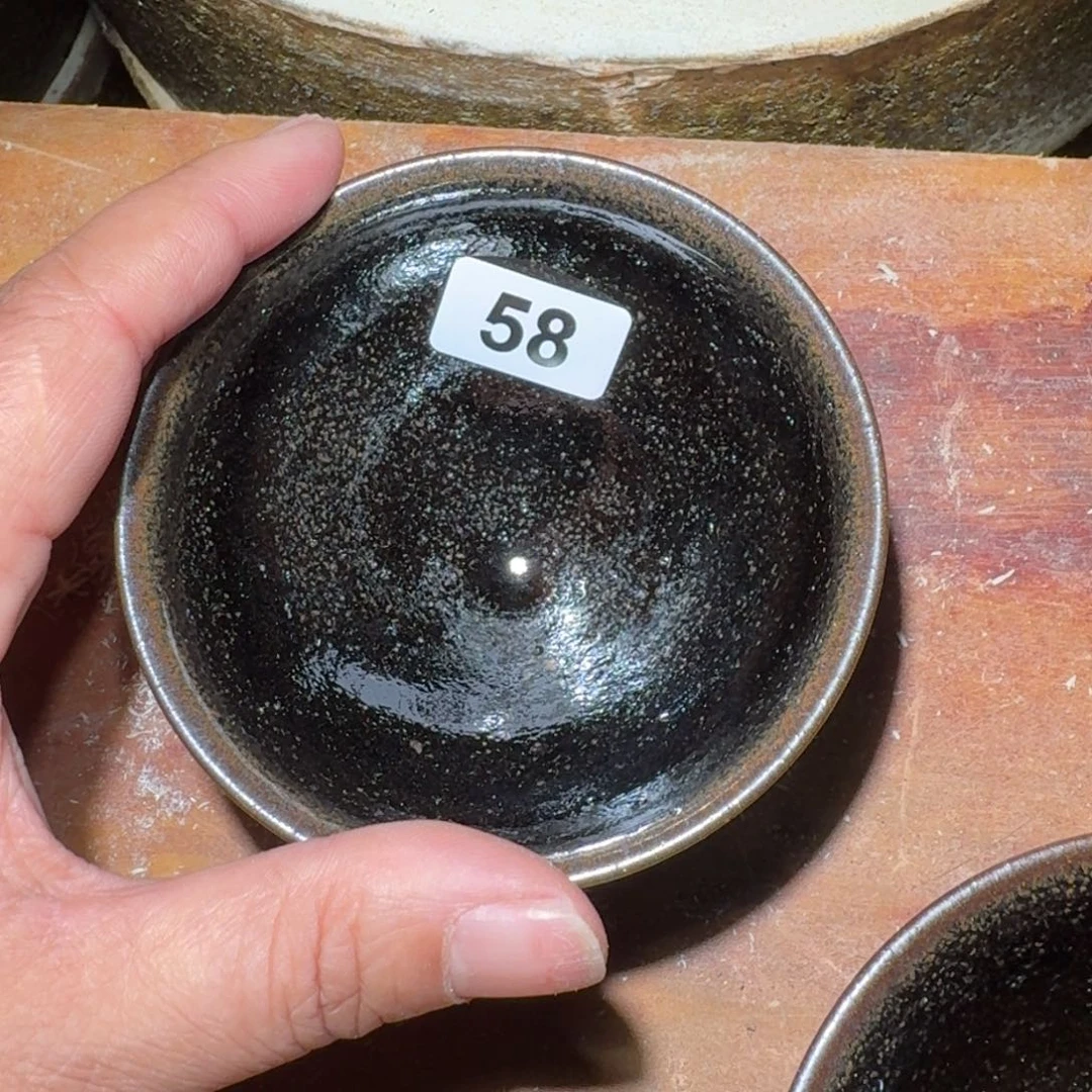 小雨茶盏，手工柴烧，