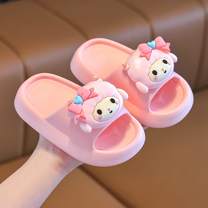夏季女童拖鞋2025新款卡通室内防滑软底女孩亲子母女外穿凉拖鞋