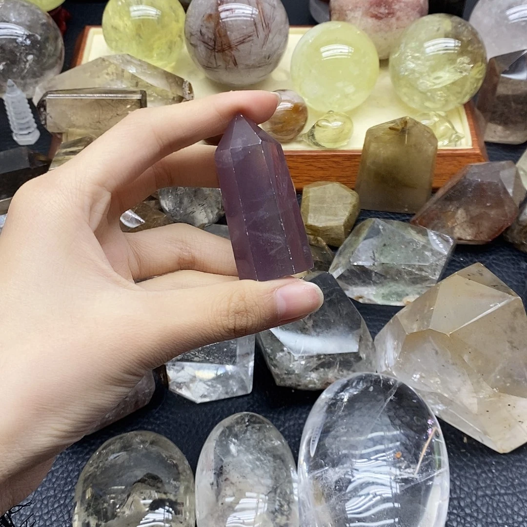 珠宝半成品水晶未镶嵌342水晶石