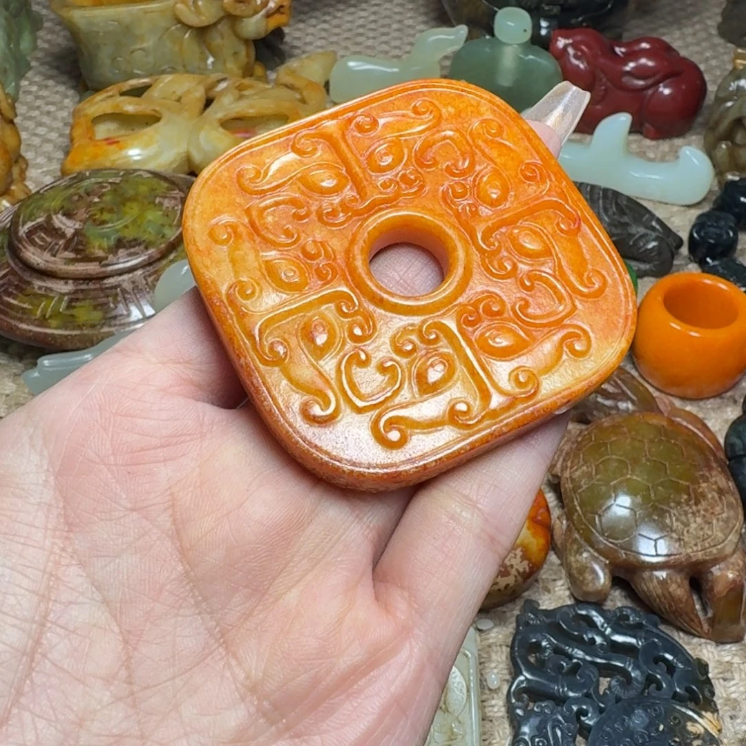 白玉菩提吊坠挂件