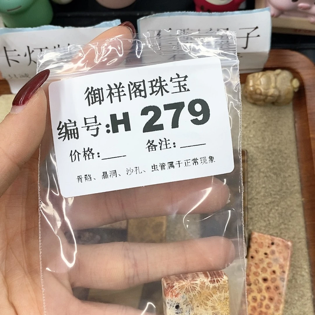 硅化珊瑚（珊瑚玉）H未镶嵌听*到