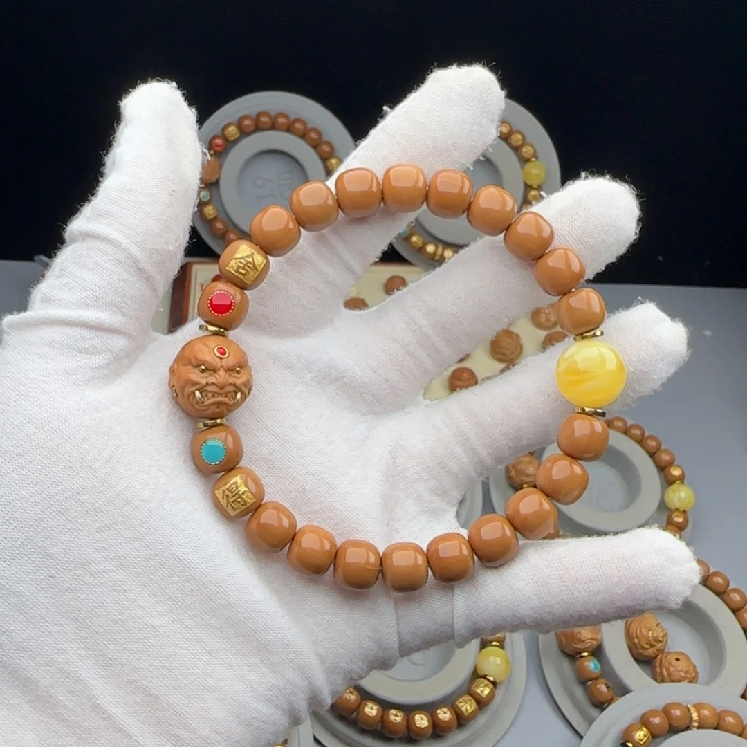 猴头核桃吊坠全品老型猴头手串私人订制