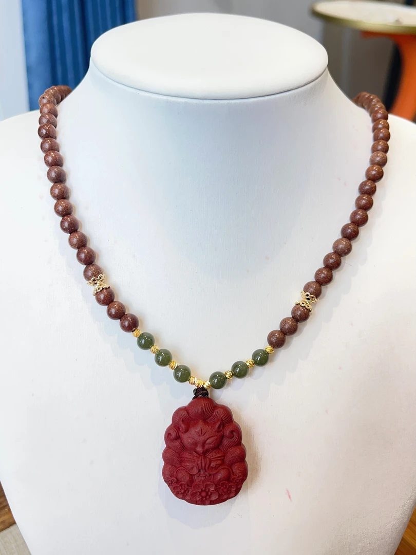 非遗合香-鹅梨帐中香 卡8mm设计款国风项链