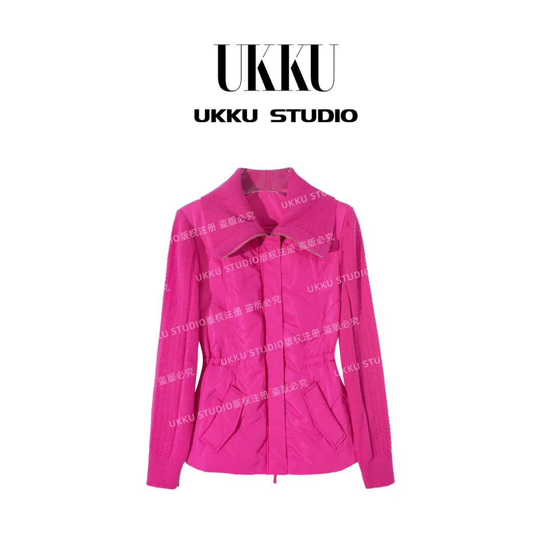 肖肖【UKKUSTUDIO】秋冬时尚长袖百搭气质设计师韩版卫衣915006