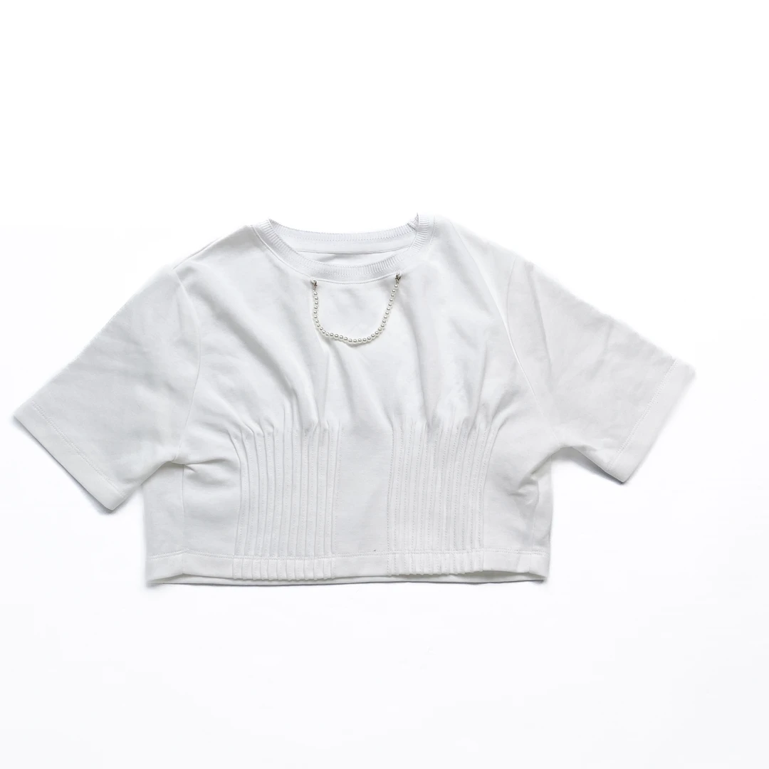 M 儿童休闲百搭圆领宽松套头时尚针织T 25B006362