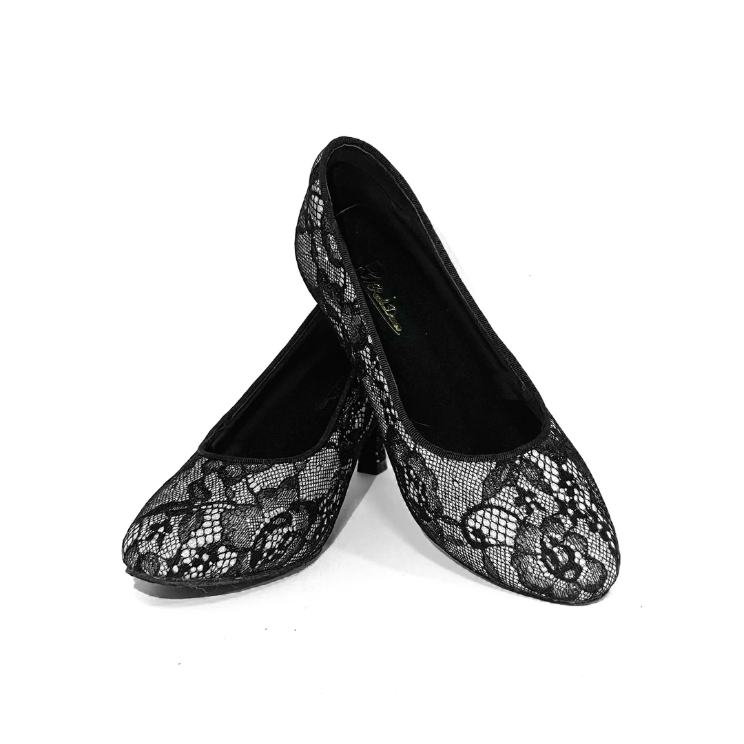 RD 夜蔓女士摩登鞋国标舞交谊舞鞋舒适时尚软底舞鞋