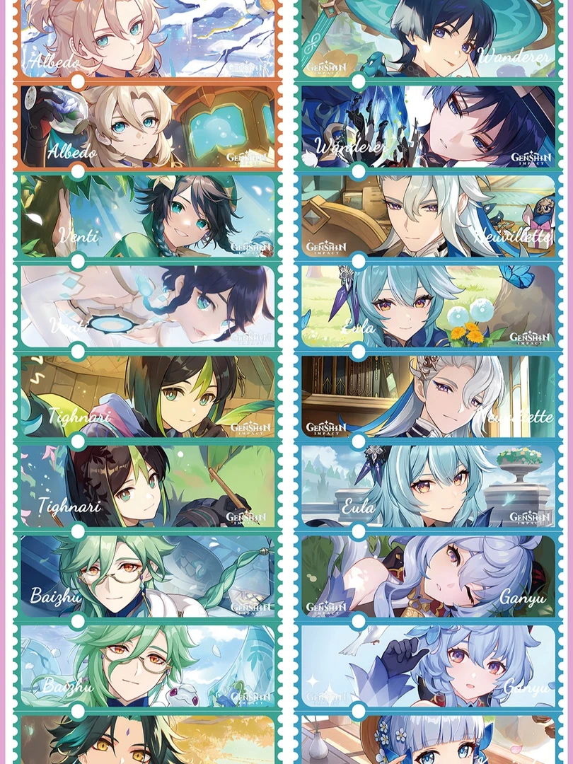 《原神》周边精美亚克力系列流沙票根