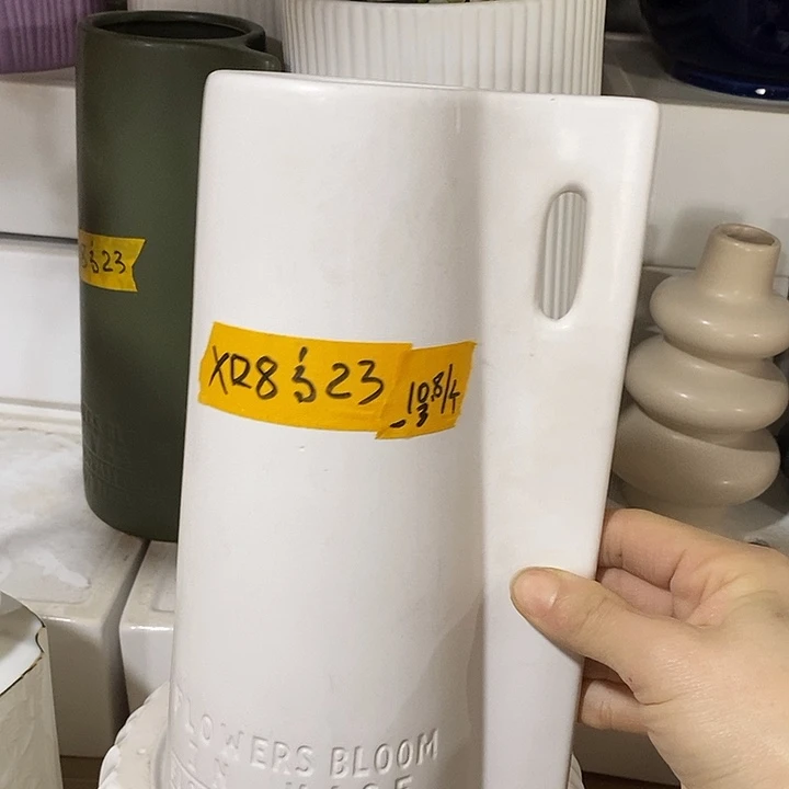 陶瓷花盆有孔 瑕疵介意勿拍