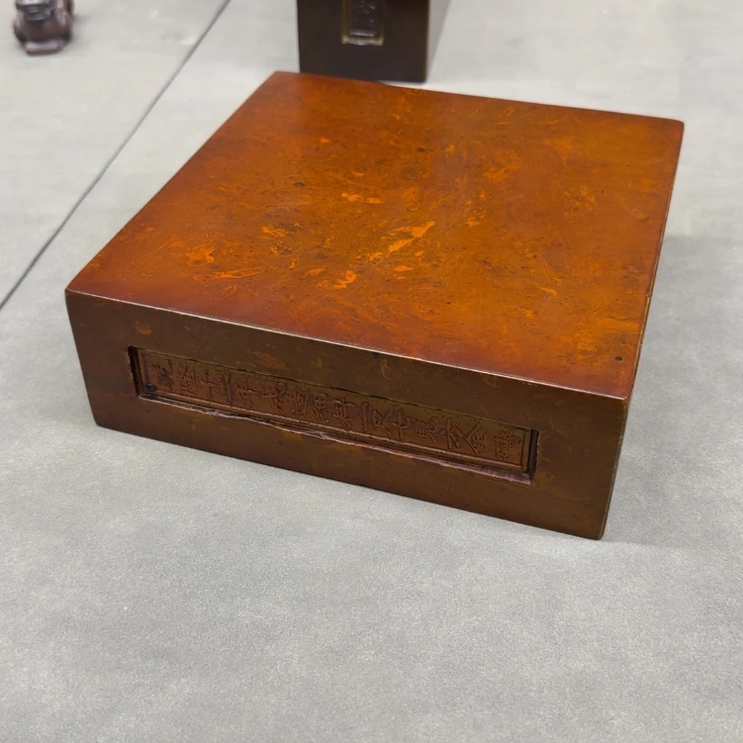 砖雕20-20-6 老料金砖 古铜色