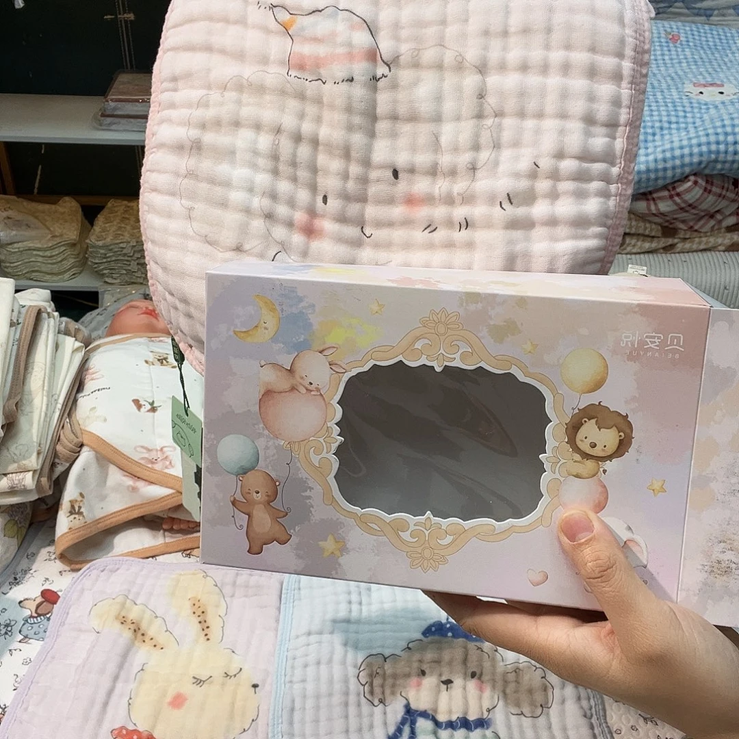 贝安悦新款竹棉方巾