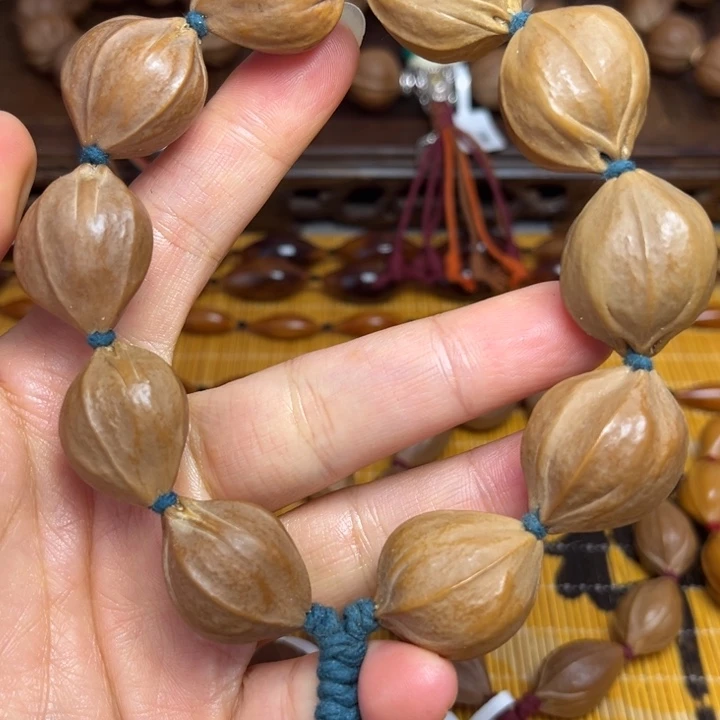 橄榄核手串/手链梅林铁核铁四花2.2*2.7