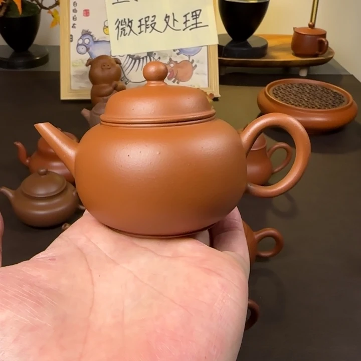 茶壶紫砂120cc微瑕水平