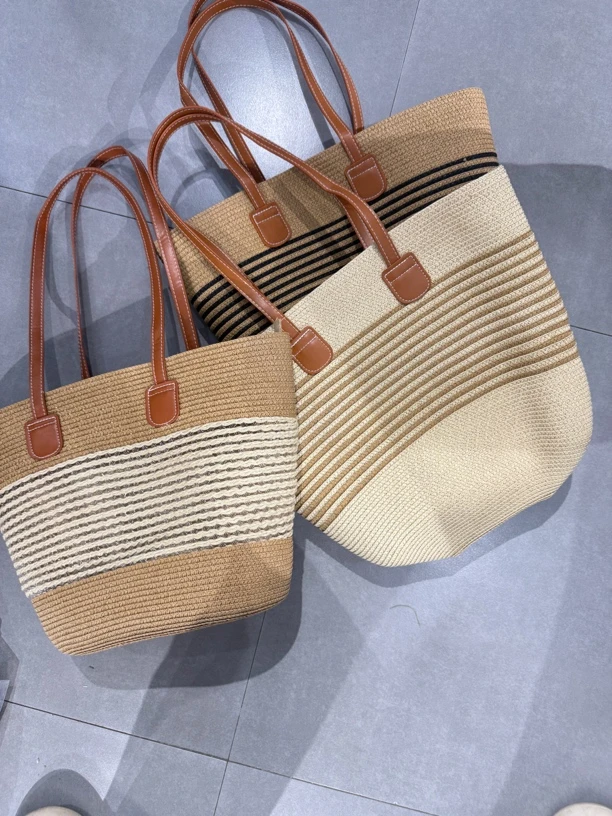 编织手提包 百搭