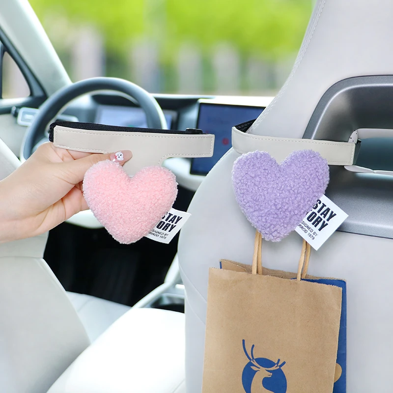 汽车座椅挂钩车载后排一体运动座椅背爱心比亚迪海豚海鸥必备收纳