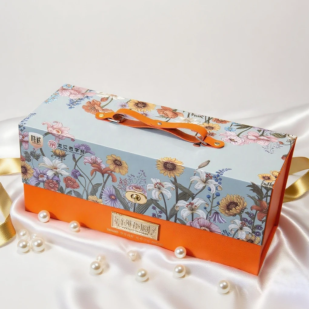 【鑫禧禾专属】花好月圆中秋月饼礼盒 480g（8粒装）