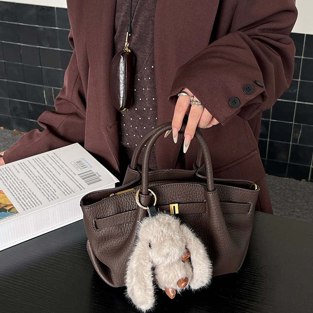 伊喜【北欧氛围】新款手提包时尚休闲百搭简约小众复古韩版气质斜挎