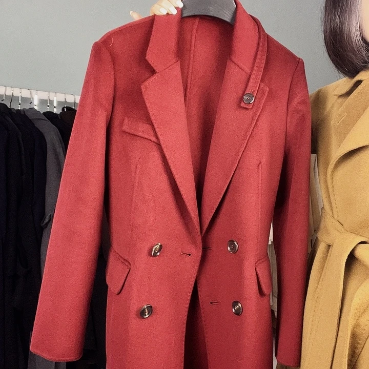 双面呢大衣西装款L码