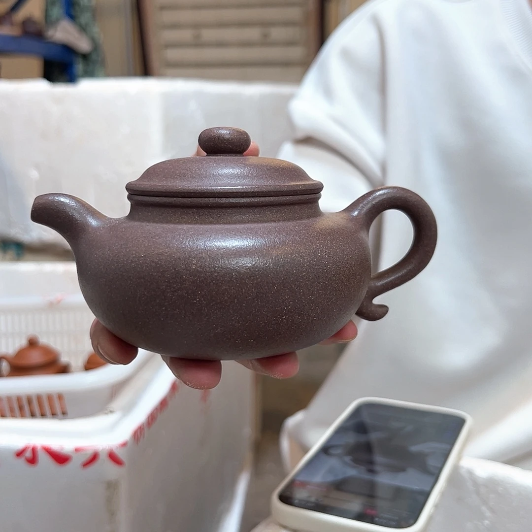 茶壶紫砂全砂桃花泥仿古全品