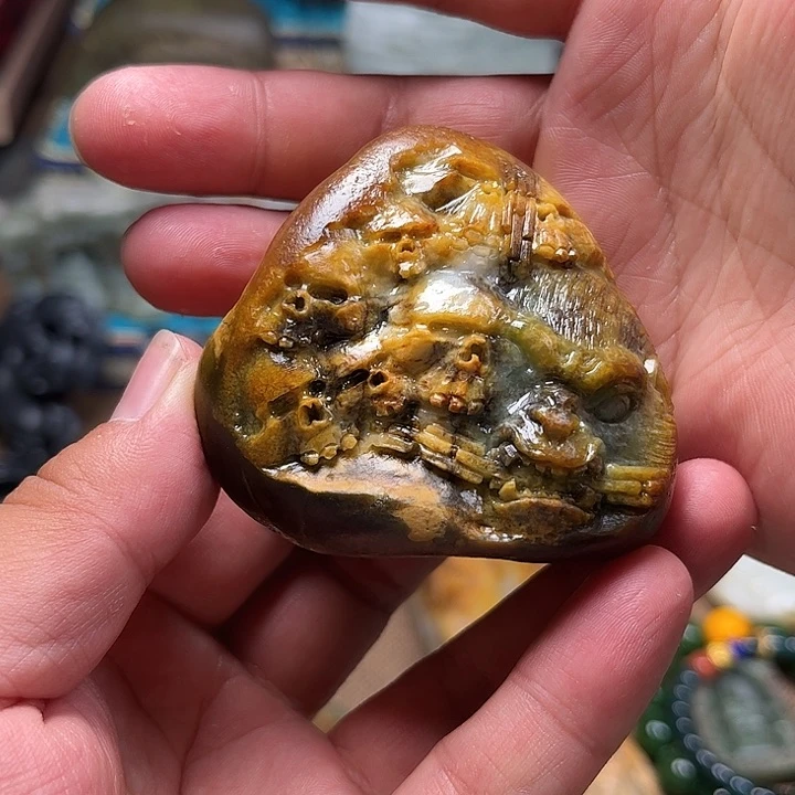 和田玉未镶嵌挂件考**拉