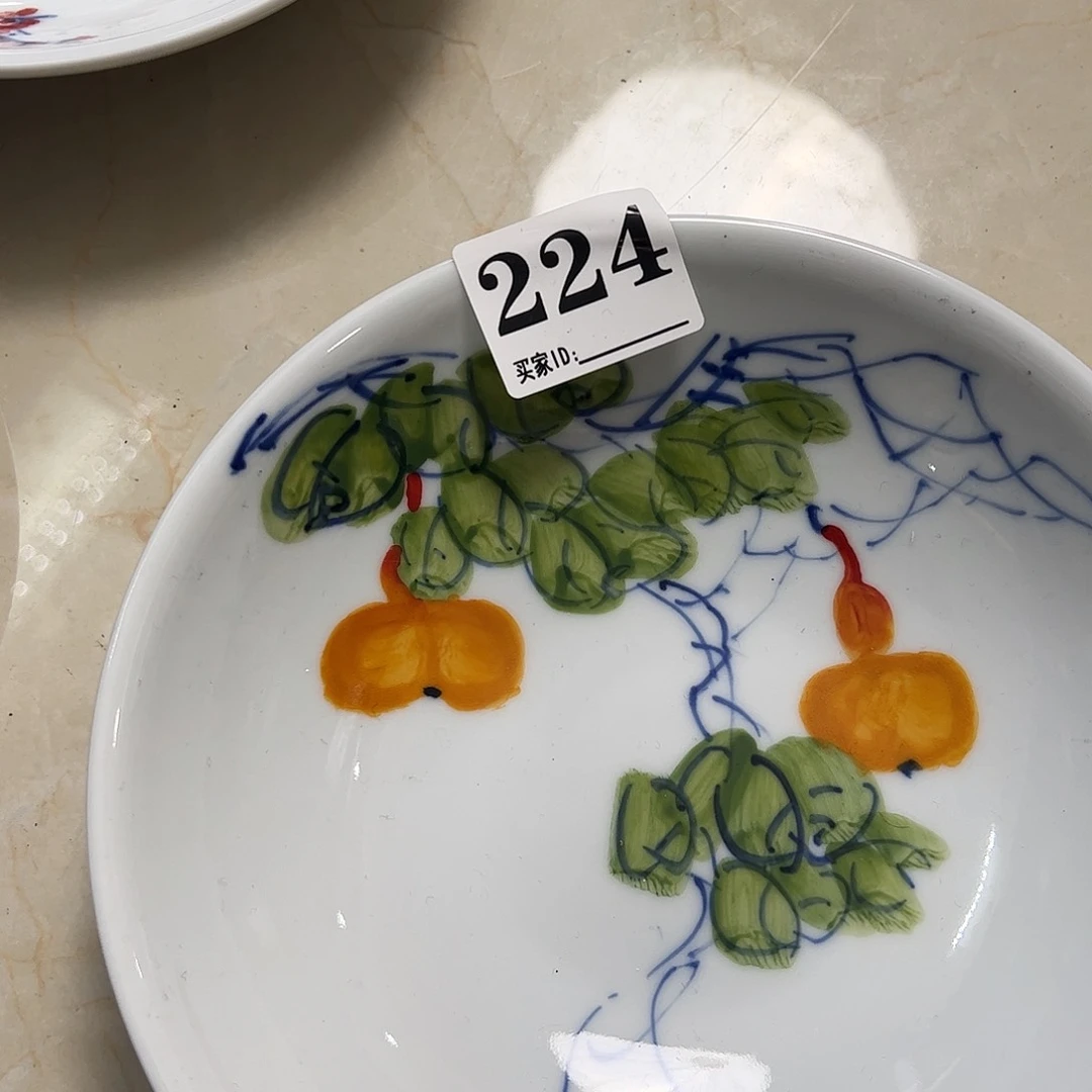 瓷片景德镇陶瓷手工手绘制作