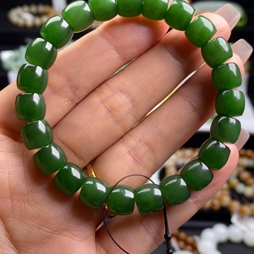 和田玉未镶嵌手串