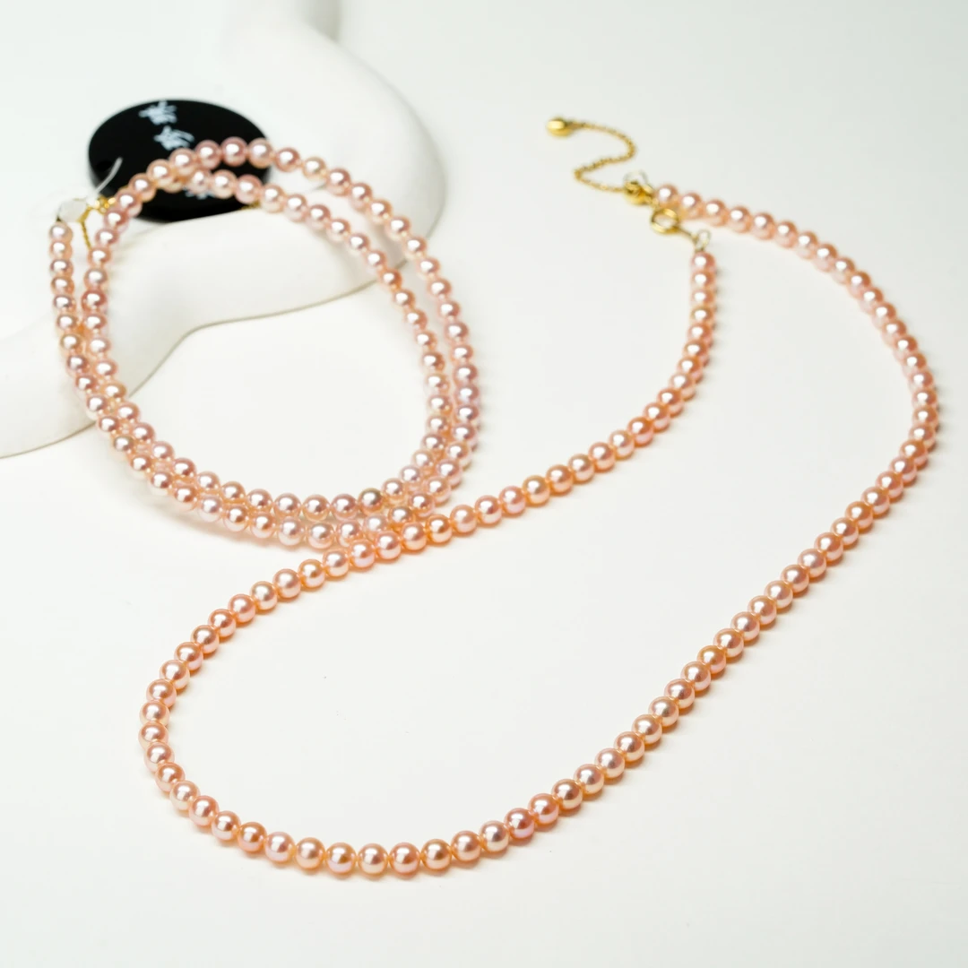 【小北好物】淡水珍珠项链约4mm【多样性发一件】QH15X326