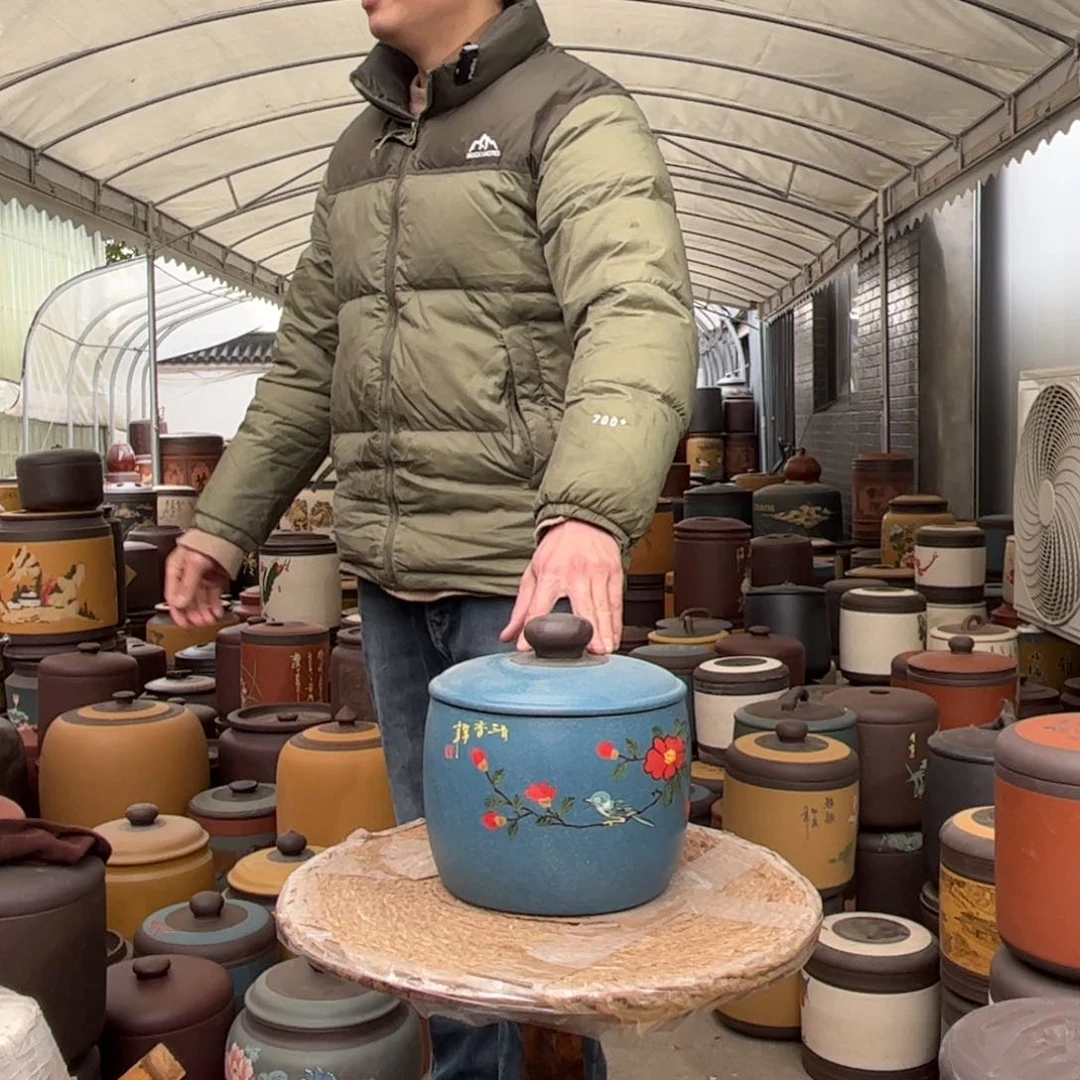 紫砂茶叶罐5 饼茶叶罐