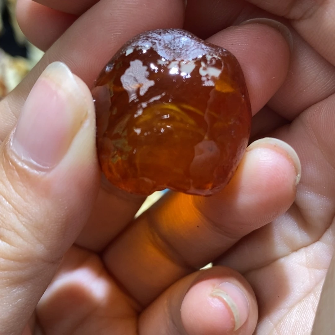 定制琥珀未镶嵌原皮